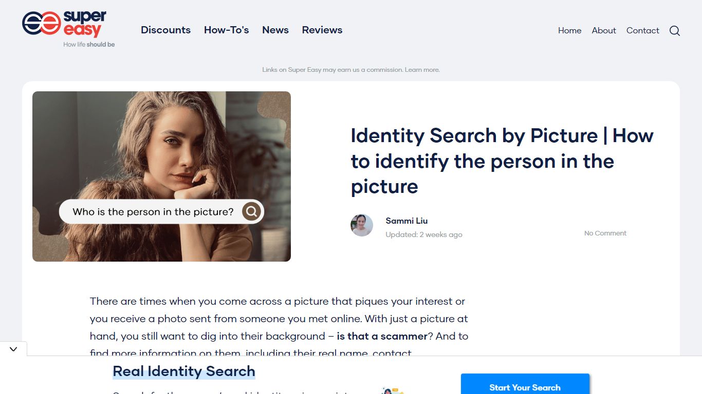 Identity Search by Picture | How to identify the person in the picture ...